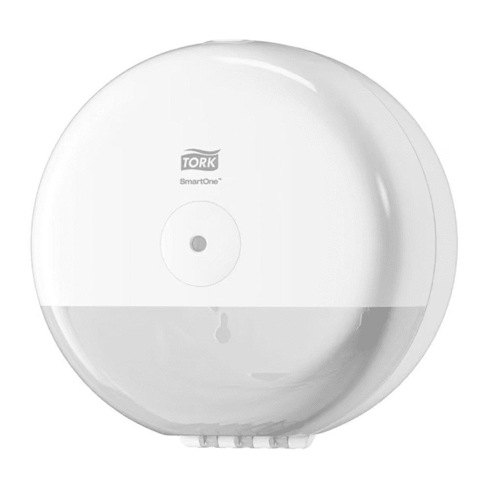 Диспенсер TORK SmartOne, для туалетной бумаги в мини рулонах, пластиковый, белый, T9