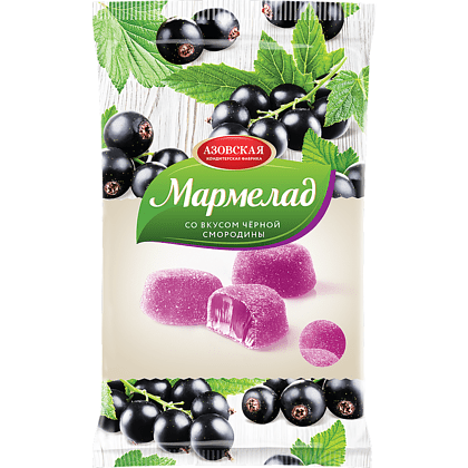 Мармелад желейный "Черная смородина", 300 г