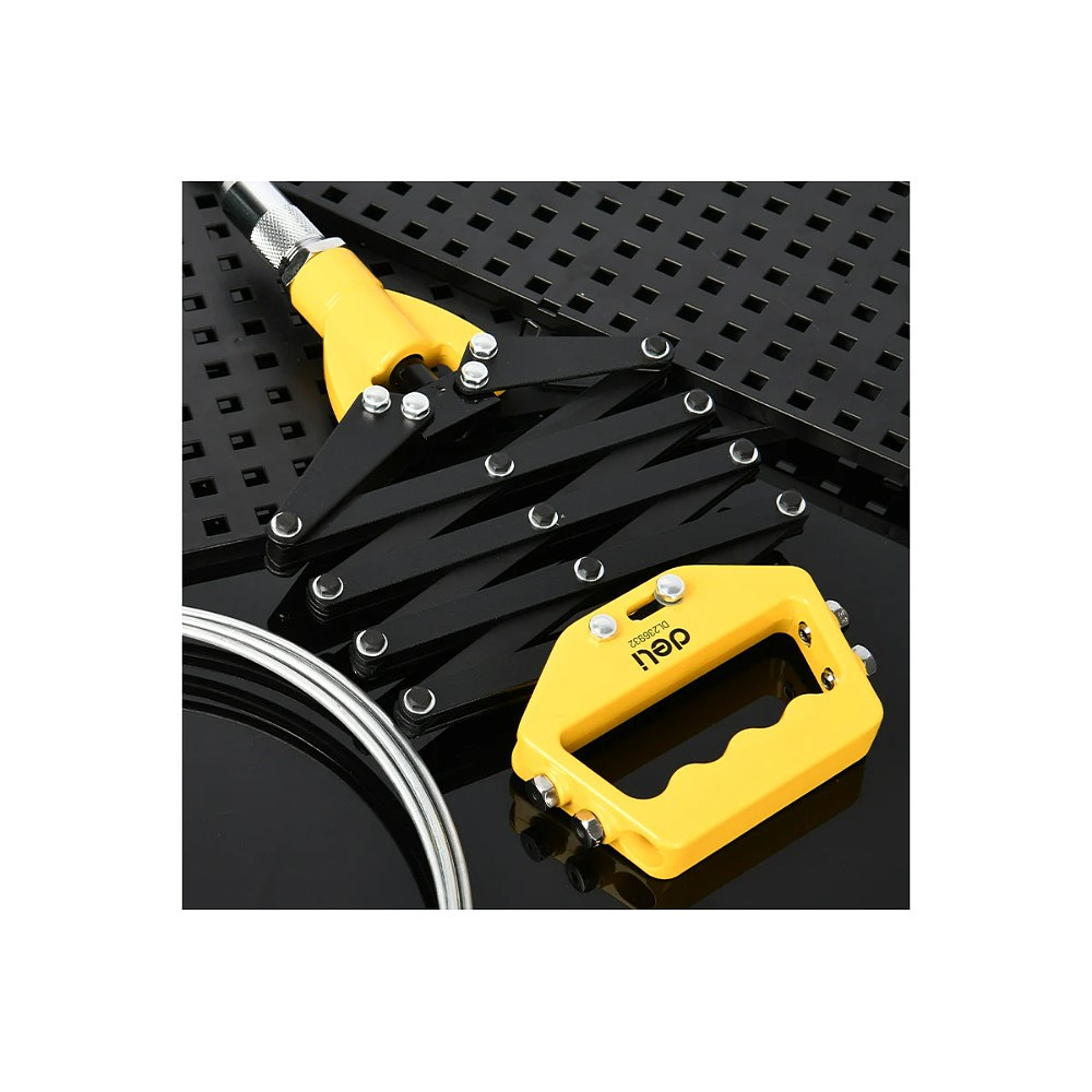 Заклепочник рычажно-складной Deli YS EDL236932, 812 мм, 3.2-6.4 мм, желтый, черный - 5