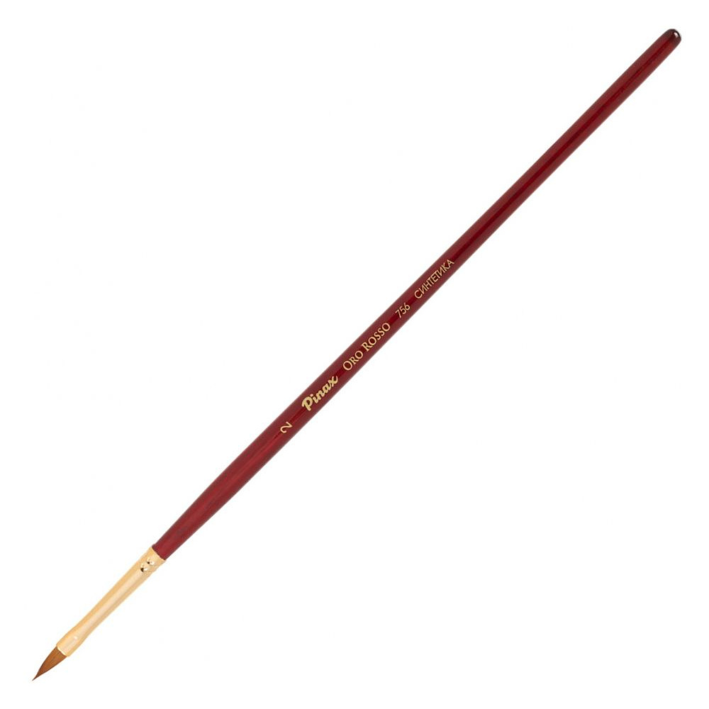 Кисть для рисования "Pinax ORO ROSSO", синтетика, "кошачий язык", №2