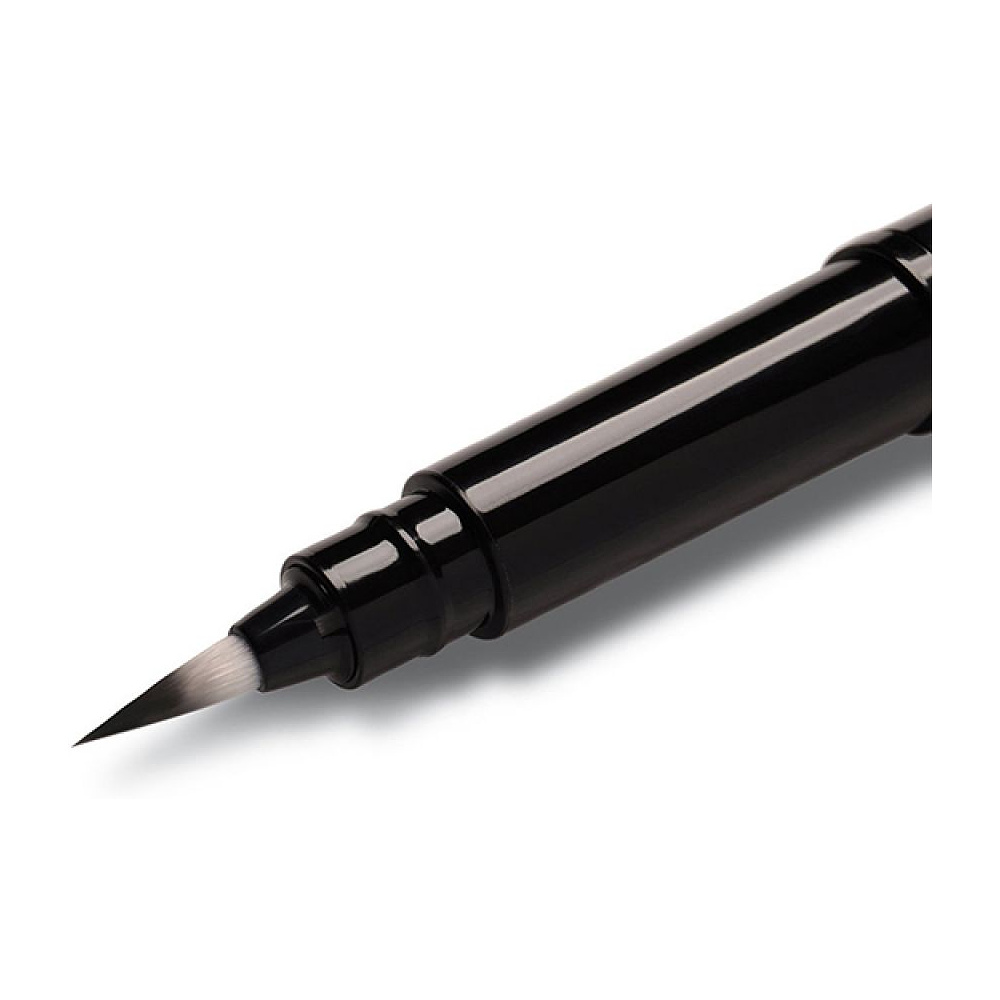 Кисть-ручка "Pocket Brush XGFKP" +2 картриджа, черный, блистер - 3
