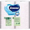 Полотенца бумажные Zemma Стандарт XXL, 2 рулона, 2 слоя, декор - 5