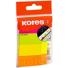 Закладки бумажные клейкие "Kores Notes"