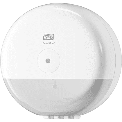 Диспенсер TORK SmartOne, для туалетной бумаги в мини рулонах, пластиковый, белый, T9
