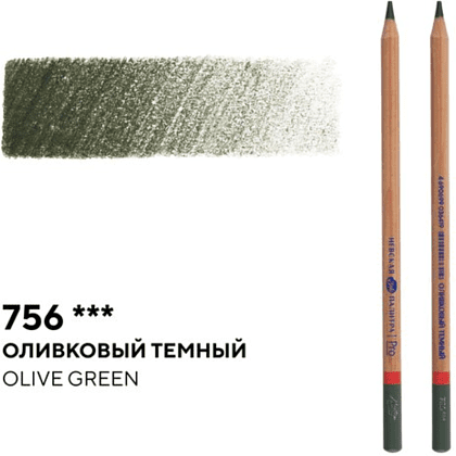 Карандаш цветной "Мастер-класс", 756, оливковый темный - 2
