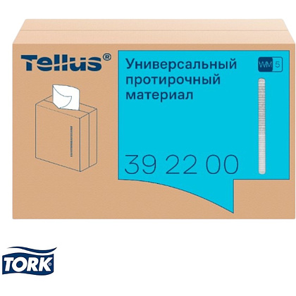 Протирочный материал нетканый Tellus, универсальный, 1 слой, 120 листов, WM5