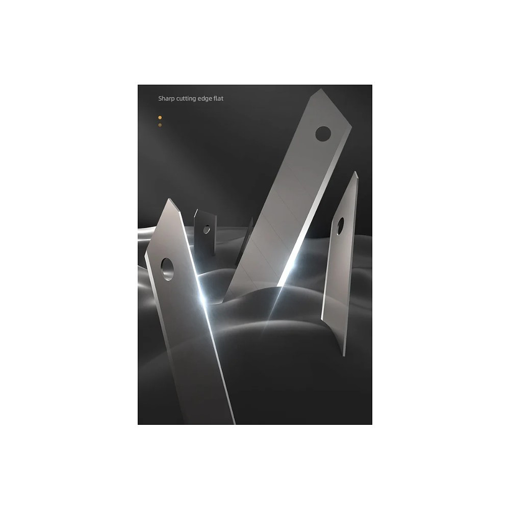 Набор ножей строительных Deli HS EHT4003, 3 шт (ножи 9мм/18мм/трапеция), Soft Touch, черный - 22