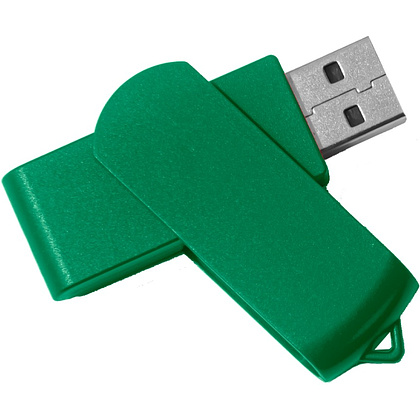 Карта памяти USB Flash 2.0 "Swing", 8 Gb, зеленый - 2