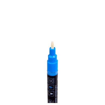 Маркер акриловый "Darwi.Marbel" 215, синий - 2