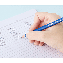 Карандаш простой "Deli Uspire", HB, синий