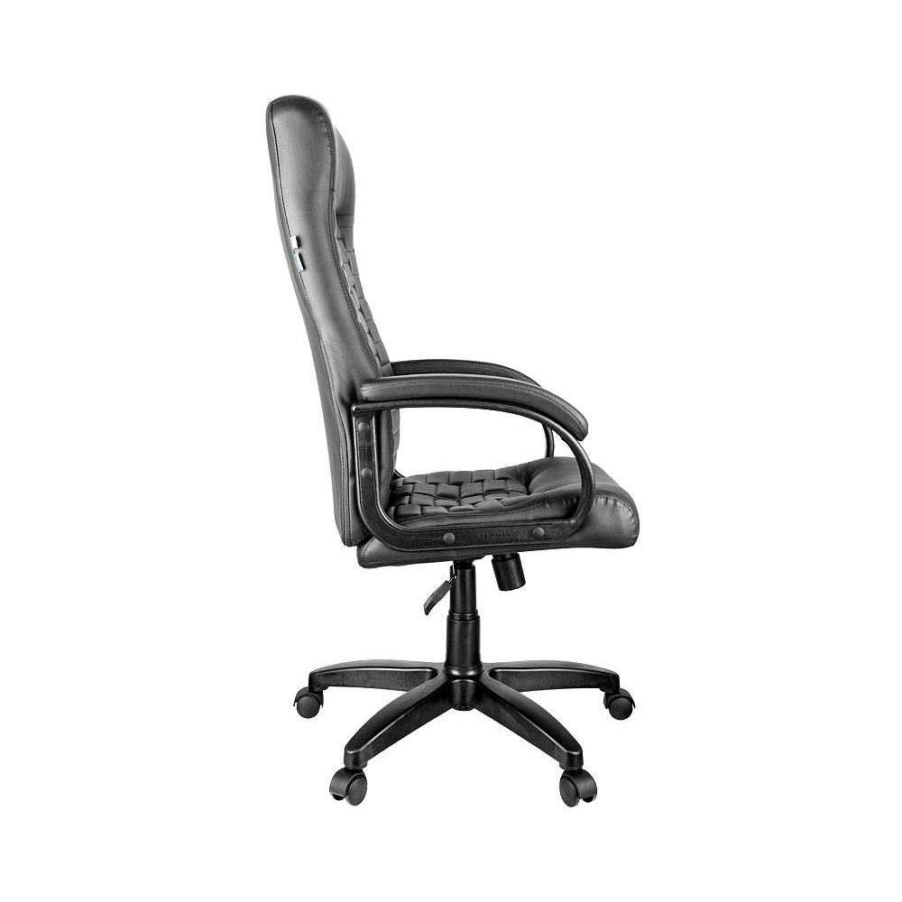 Кресло для руководителя Helmi HL-E80 "Ornament", экокожа, пластик, черный - 5