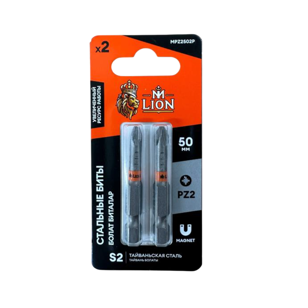 Бита стальная M-Lion MSBPH2100-2, PH 2х100 мм