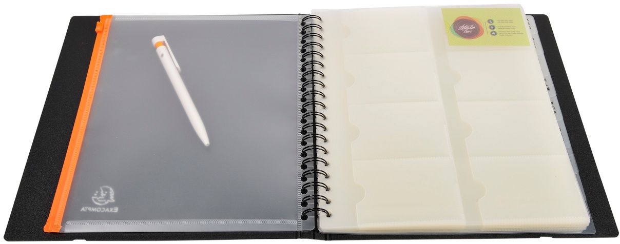 Визитница "Exacard", 265x250мм, черный - 6