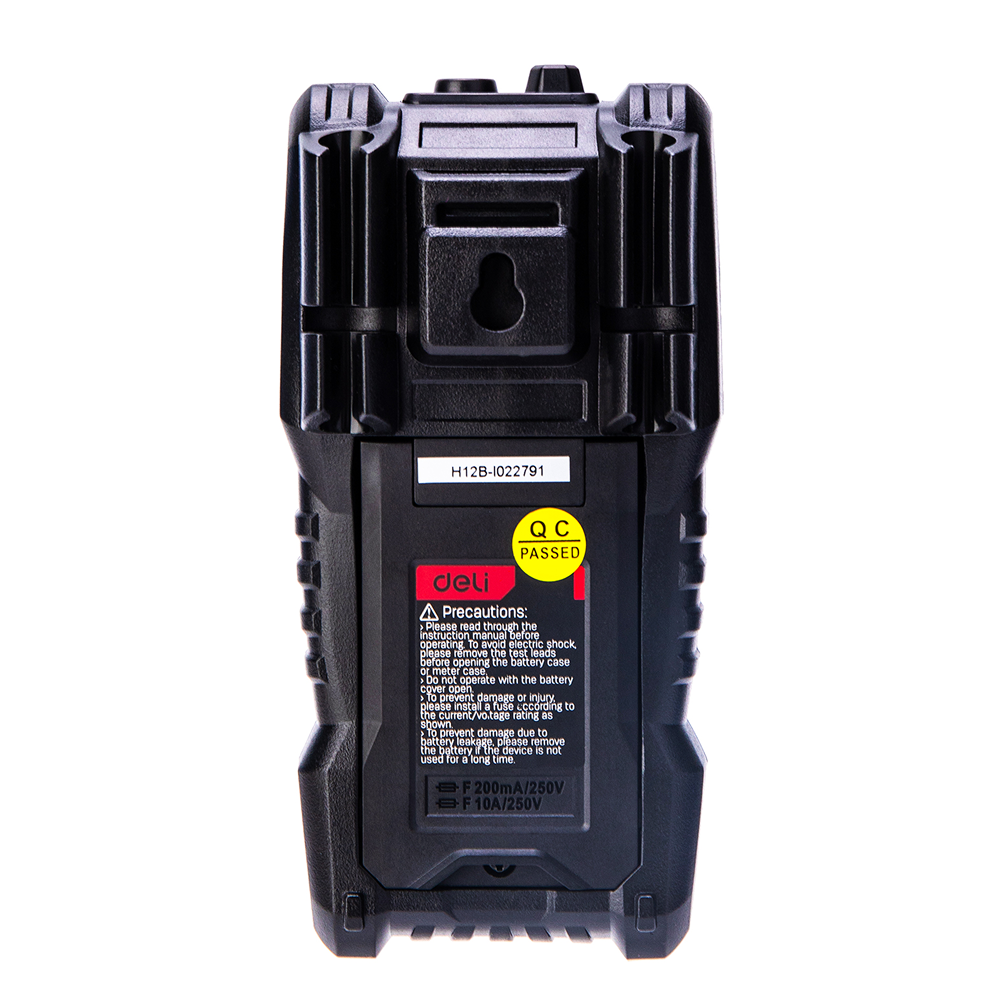 Мультиметр цифровой Deli RS EDL334302, 600В, универсальный - 8