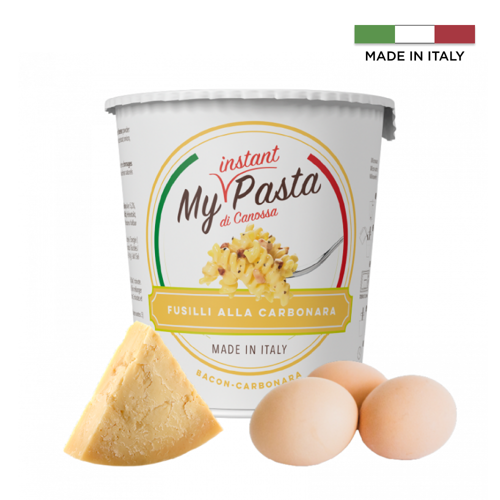 Паста фузилли "My instant pasta" карбонара, 70 г