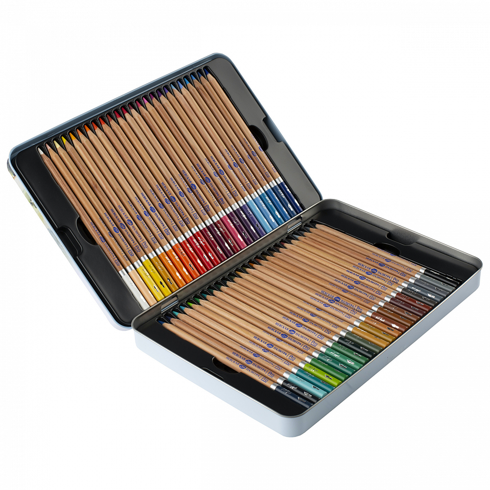 Карандаш акварельный "Белые ночи", набор 48 цветов, жестяной пенал - 4