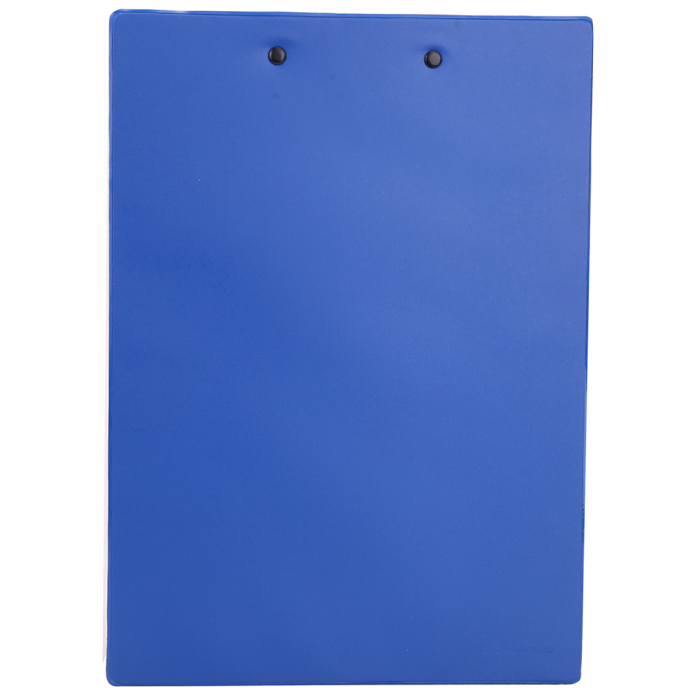 Планшет с зажимом Deli "ПВХ", А4, синий  - 3