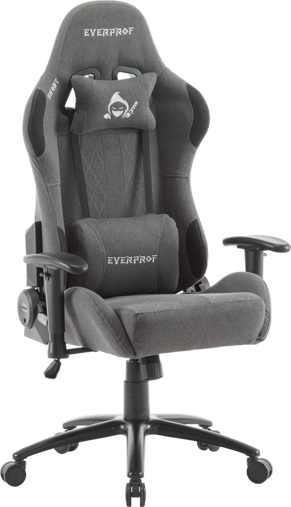 Кресло д/руководителя EVERPROF Ghost ткань, серый, крестов. металл