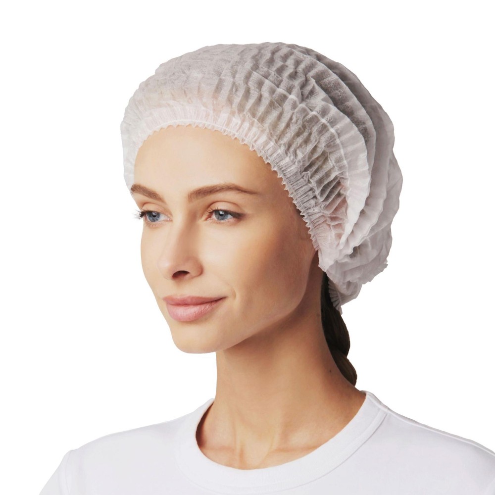 Шапочка одноразовая нетканая, белый