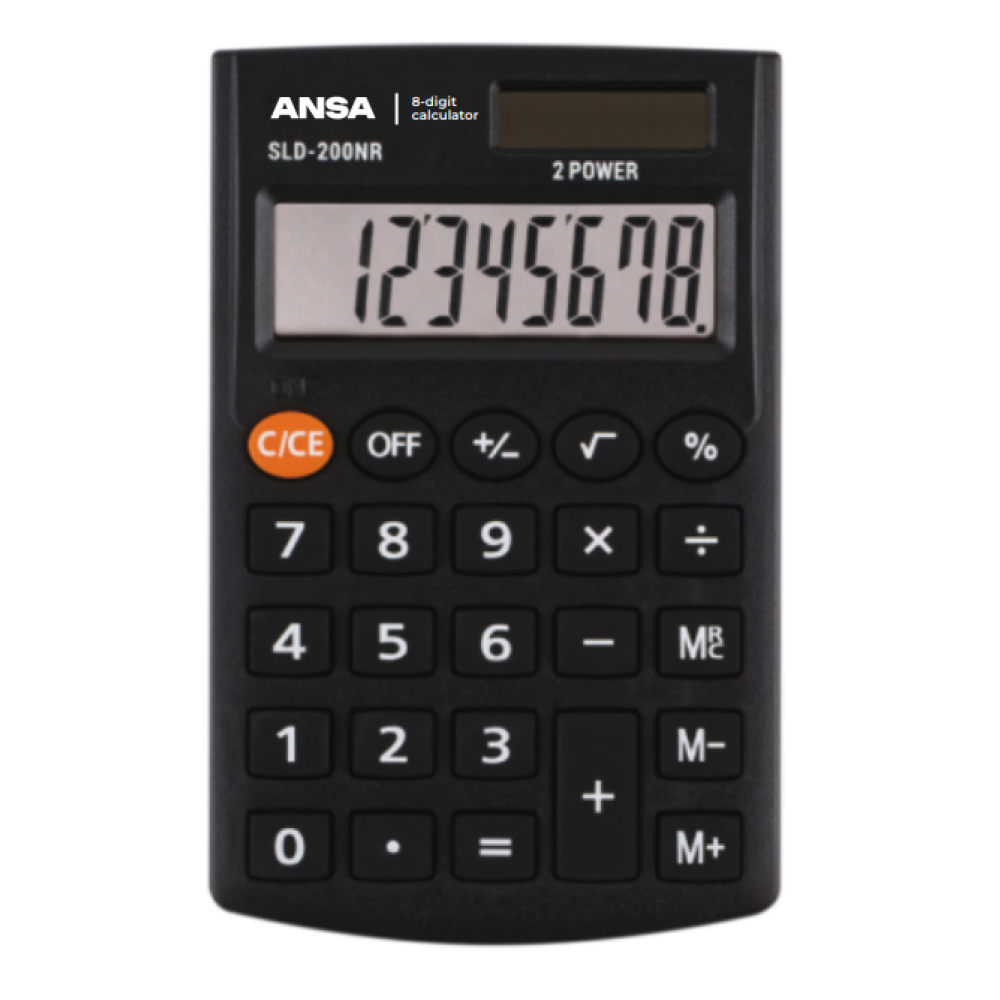 Калькулятор карманный Ansa "AN200NR"