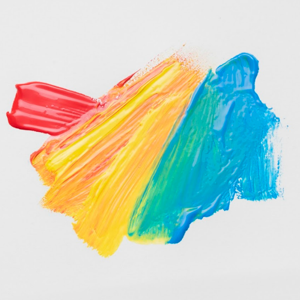 Краски гуашевые "Himi Jelly Cup" кислотный синий, набор  рефилов 4 шт., 30 мл. - 4