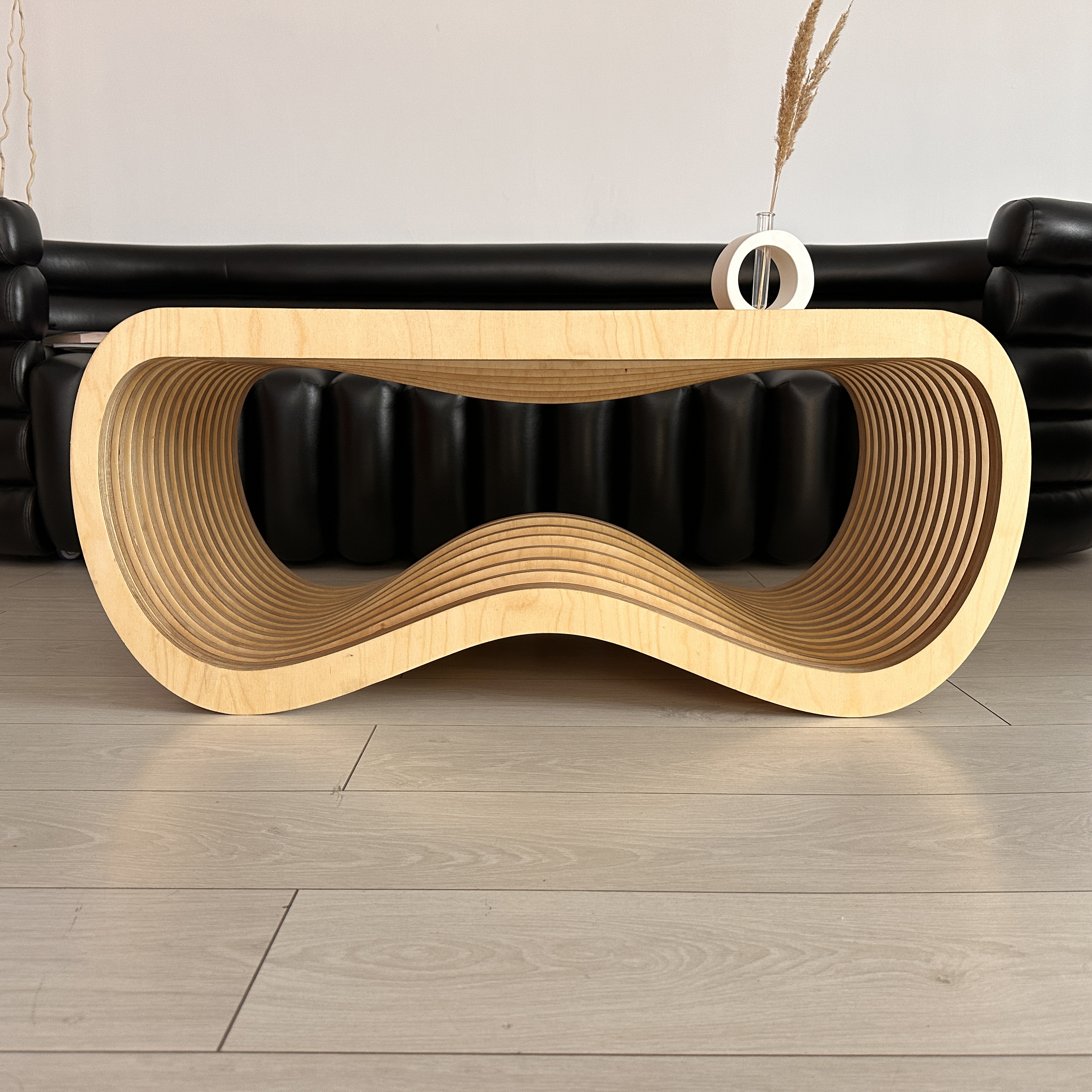 Журнальный столик Karlinwood EIGHT 1040x525x450 мм, фанера натуральная  - 7