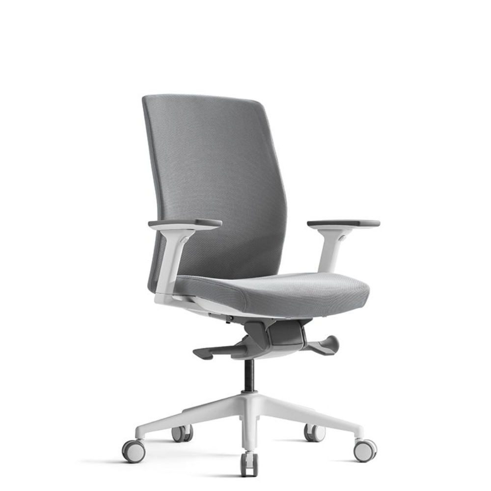 Кресло для руководителя Bestuhl J2, белая рама, без подголовника