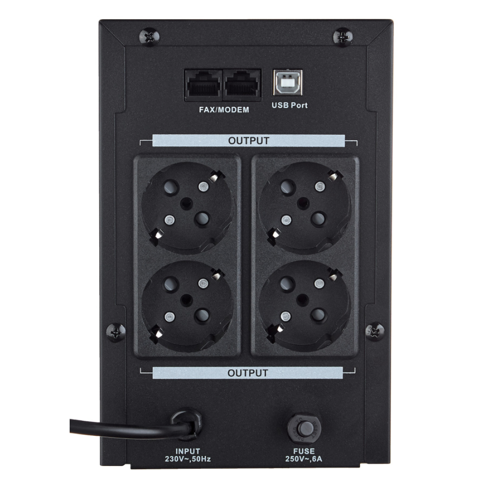 ИБП Kiper Power C1500 USB (1500VA/900W) - 4