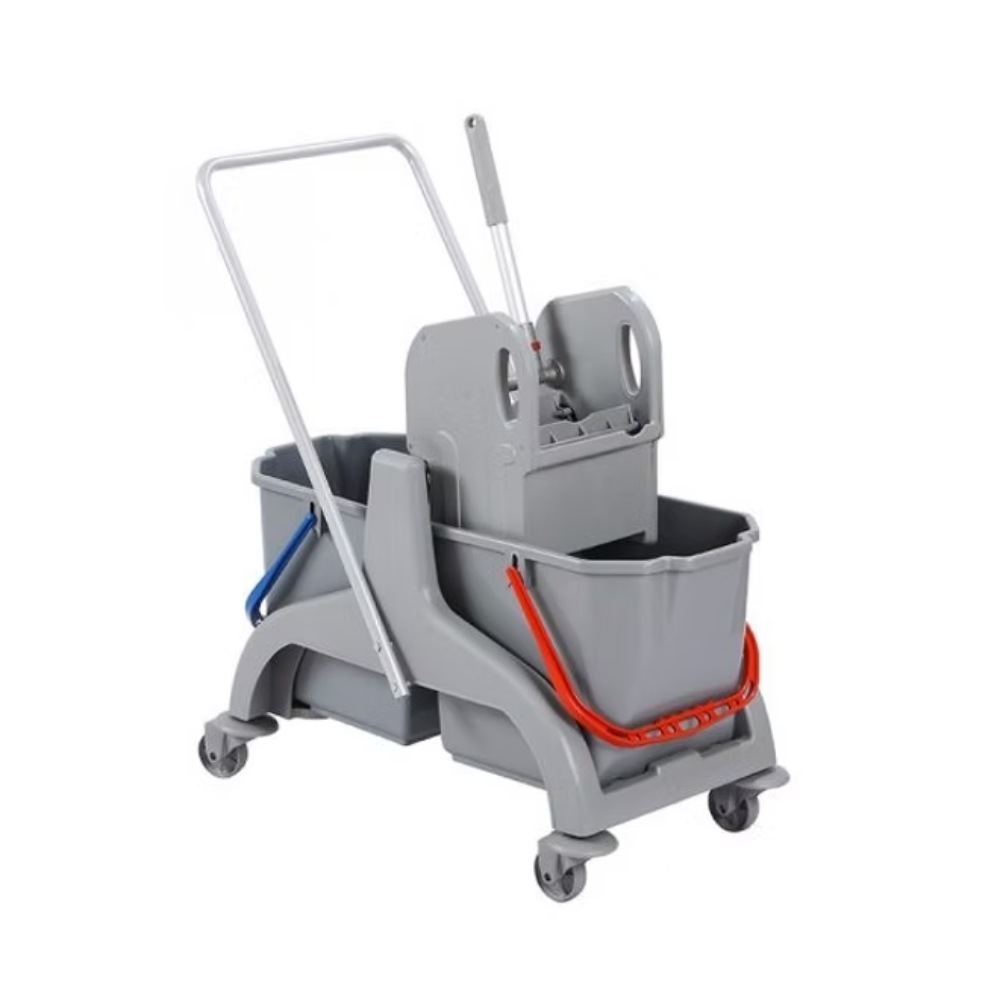 Тележка комплексная 2х18л с отжимом, серый