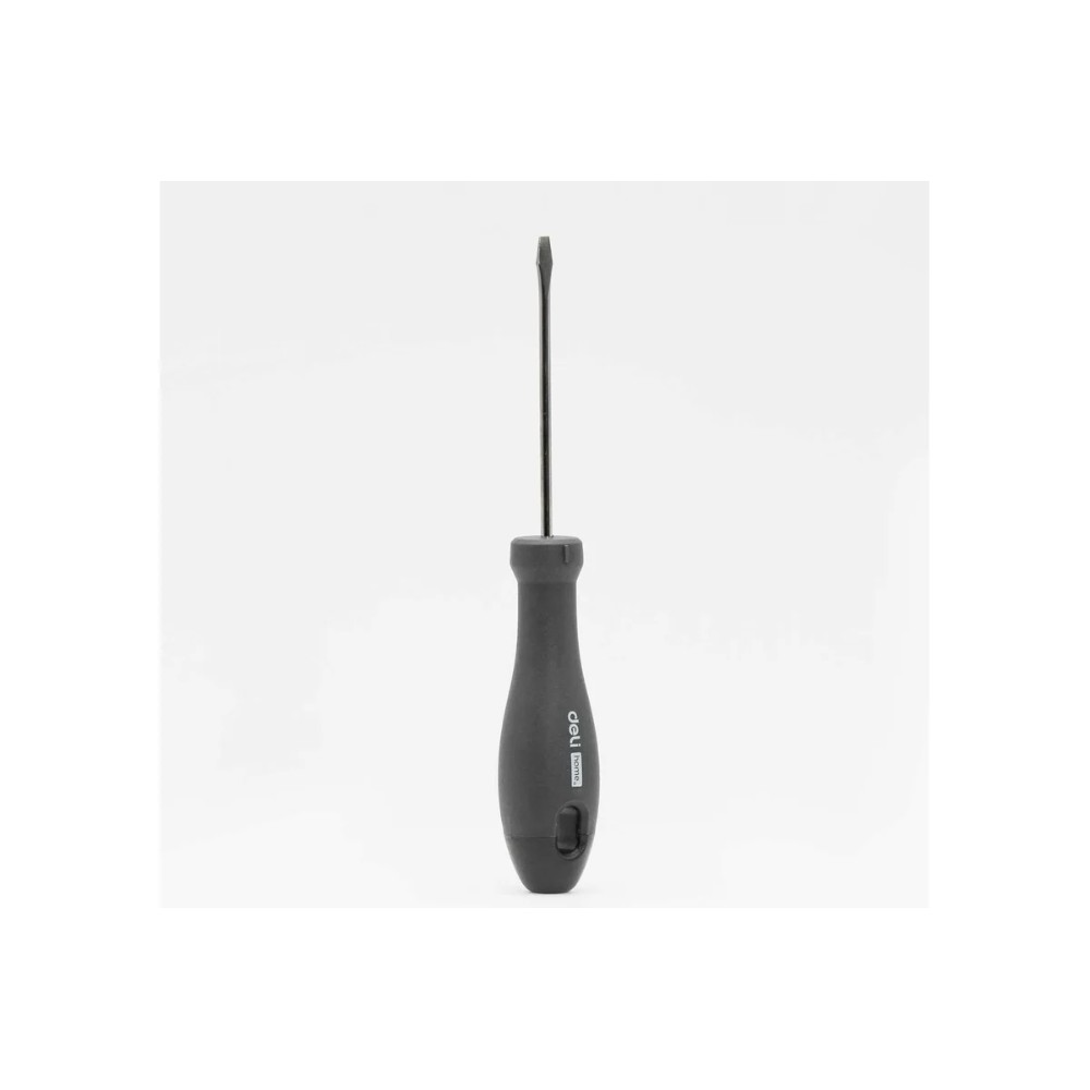Отвертка Deli HS EHT1103, SL3х75 мм, Soft Touch, черный - 7