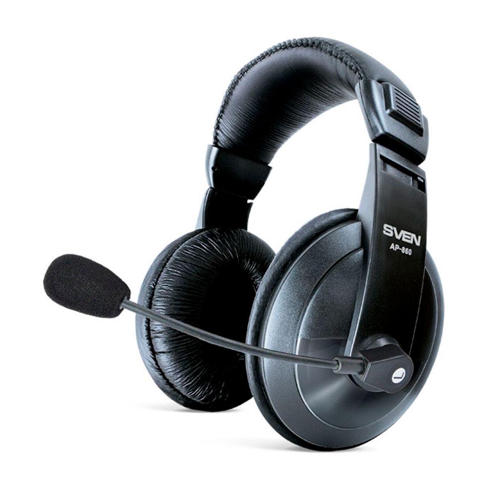 Наушники с микрофоном "Sven AP-860MV Black"