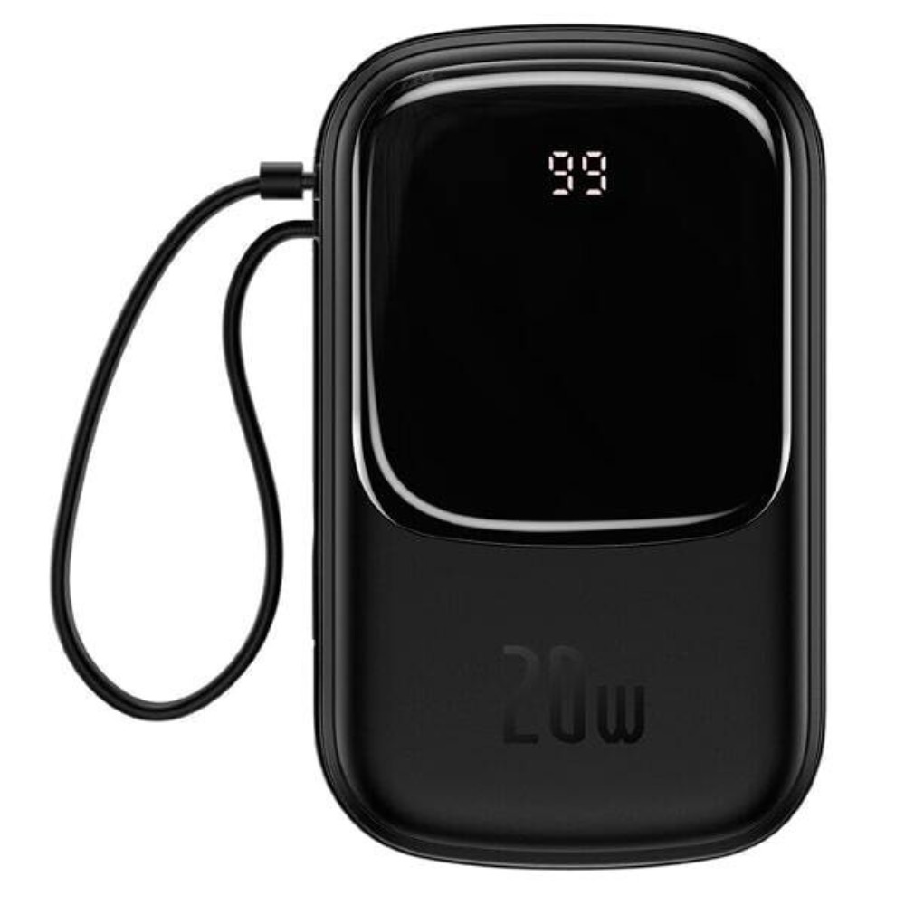 Внешний аккумулятор Baseus "Qpow Pro Digital Display Fast Charge Power Bank", 20 W