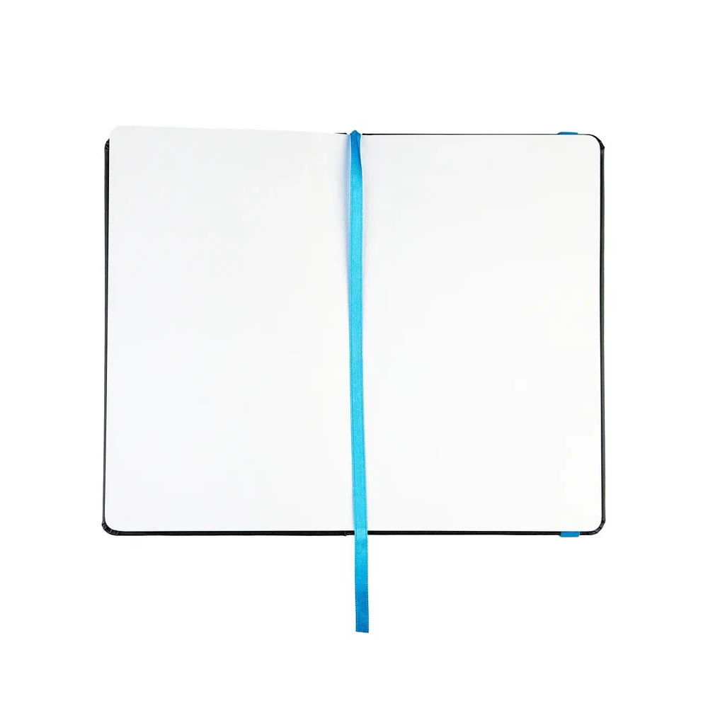 Скетчбук "Стихия", 13х21 см, 140 г/м2, 80 листов, черный, срез синий - 2