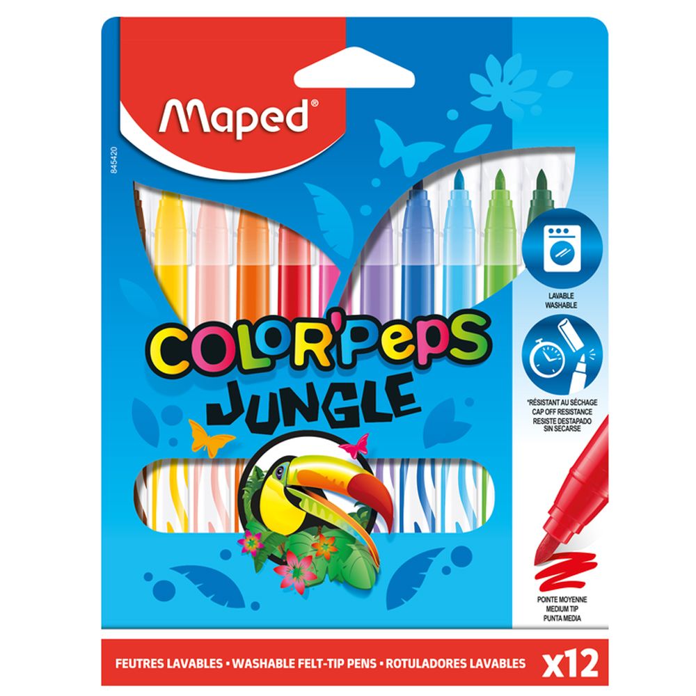 Фломастеры "Jungle"