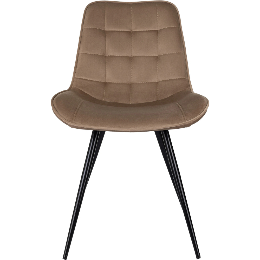 Стул Бюрократ "CH-K2_2", ткань, светло-коричневый, металл, комплект 2 штуки - 2