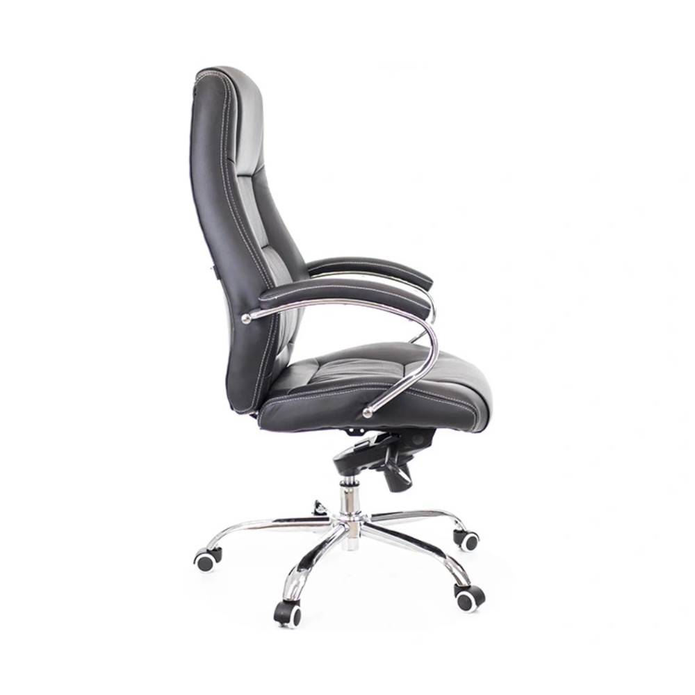 Кресло для руководителя "Kron", экокожа, металл, черный - 3