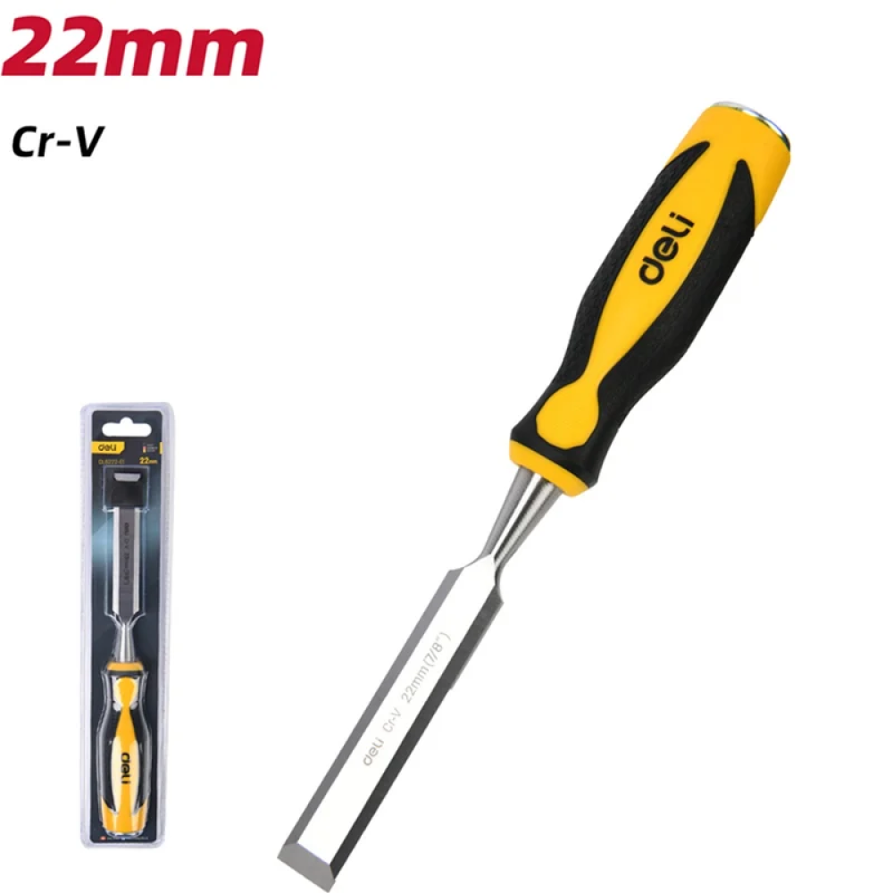 Стамеска "Deli" 22 мм, желтый - 2