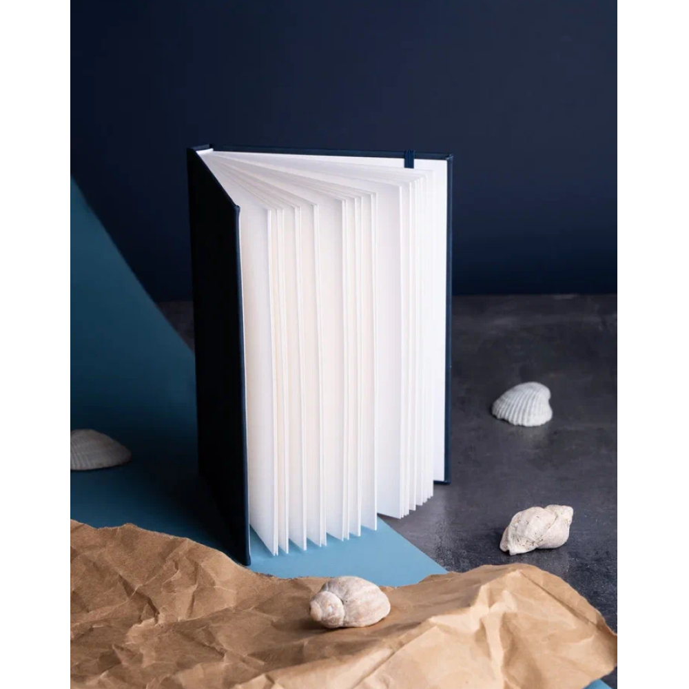 Скетчбук для графики "GrafArt white", 50 листов, А5, 160 г/м2, темно-синий - 4