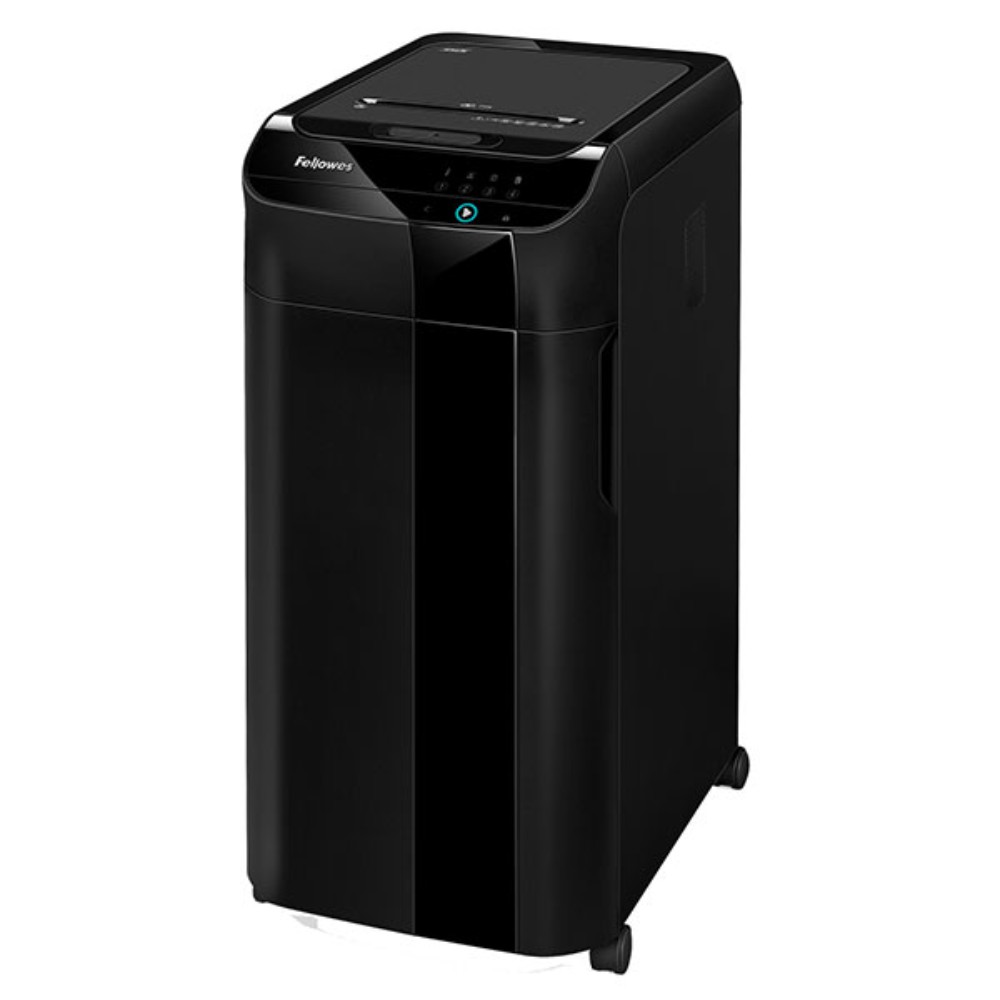 Уничтожитель Fellowes AutoMax 350C, автоподача, DIN P-4, 4х38мм, 350 листов, 68 литров, Smart Lock  - 2