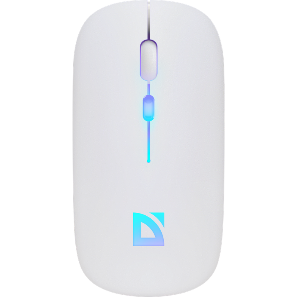Мышь DEFENDER Touch MM-997, беспроводная, белый, 800-1600 dpi