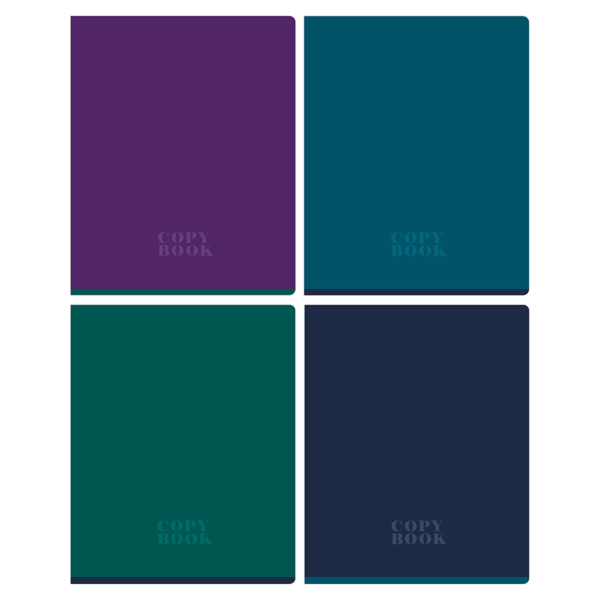 Тетрадь "Monocolor. Dark", А5, 48 листов, клетка, ассорти