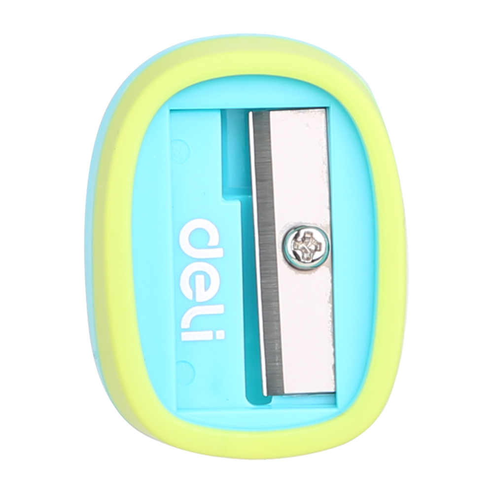 Точилка Deli "Smooth Sharpener", 1 отверстие, ассорти - 2