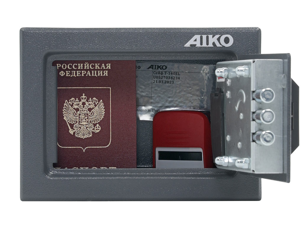 Сейф мебельный Т-140 EL, 140x195x140 мм - 3