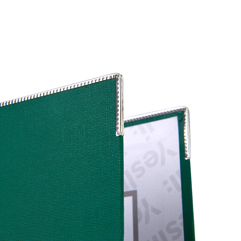 Папка-регистратор "Yesli:", А4,  75 мм, ПВХ Эко, зеленый - 3