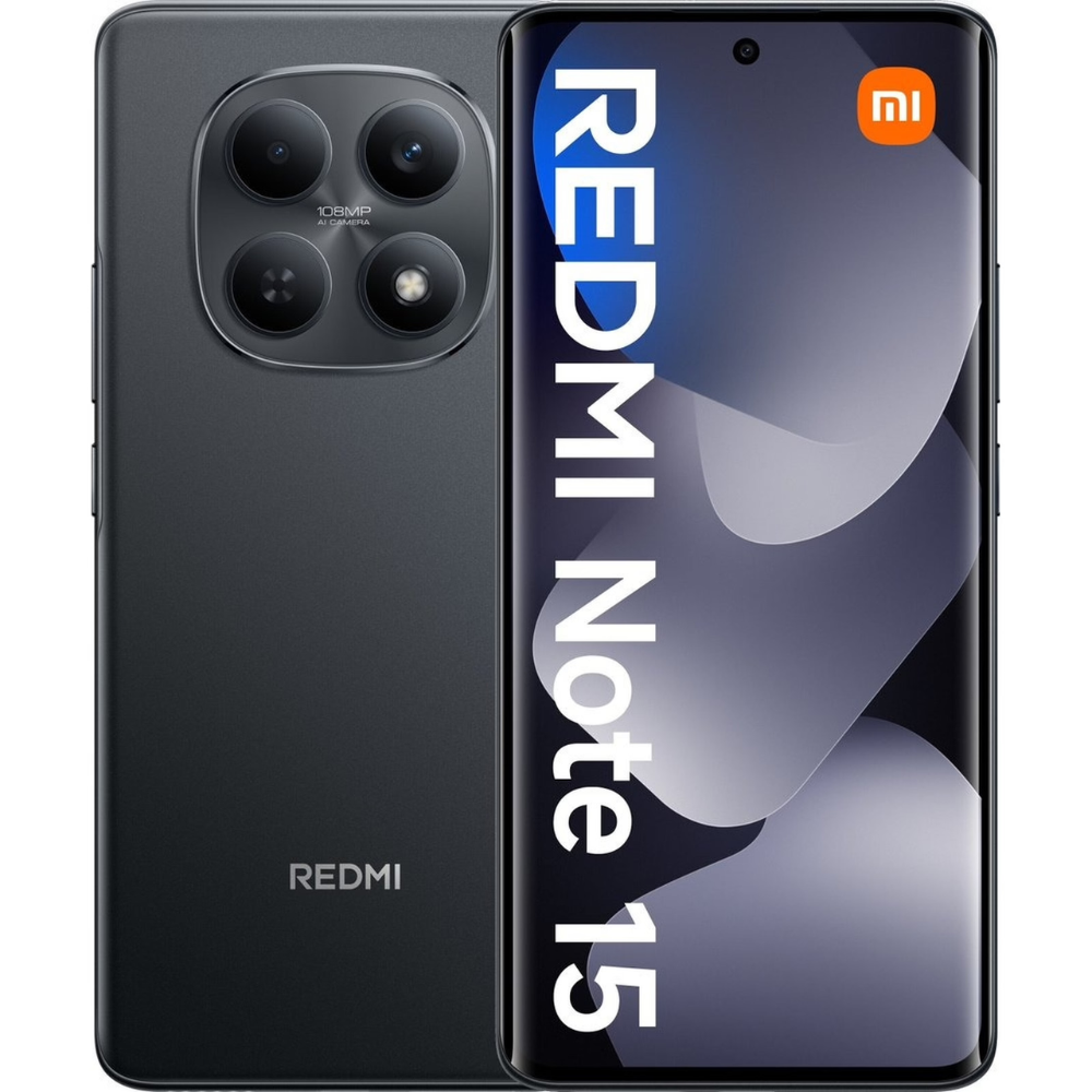 Смартфон Xiaomi REDMI Note 15, 6GB/128GB, Black, RU