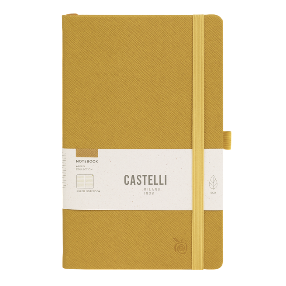 Блокнот "Appeel classic golden", А5, 96 листов, линейка, золотой