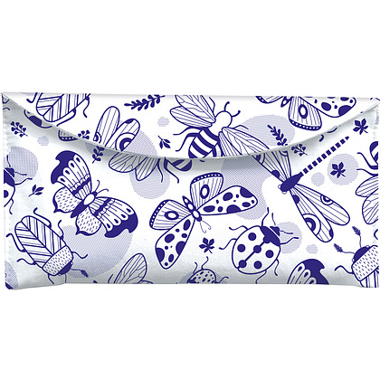 Пенал Maped "Colorpeps", 1 отделение, с наполнением, белый, синий, -50%