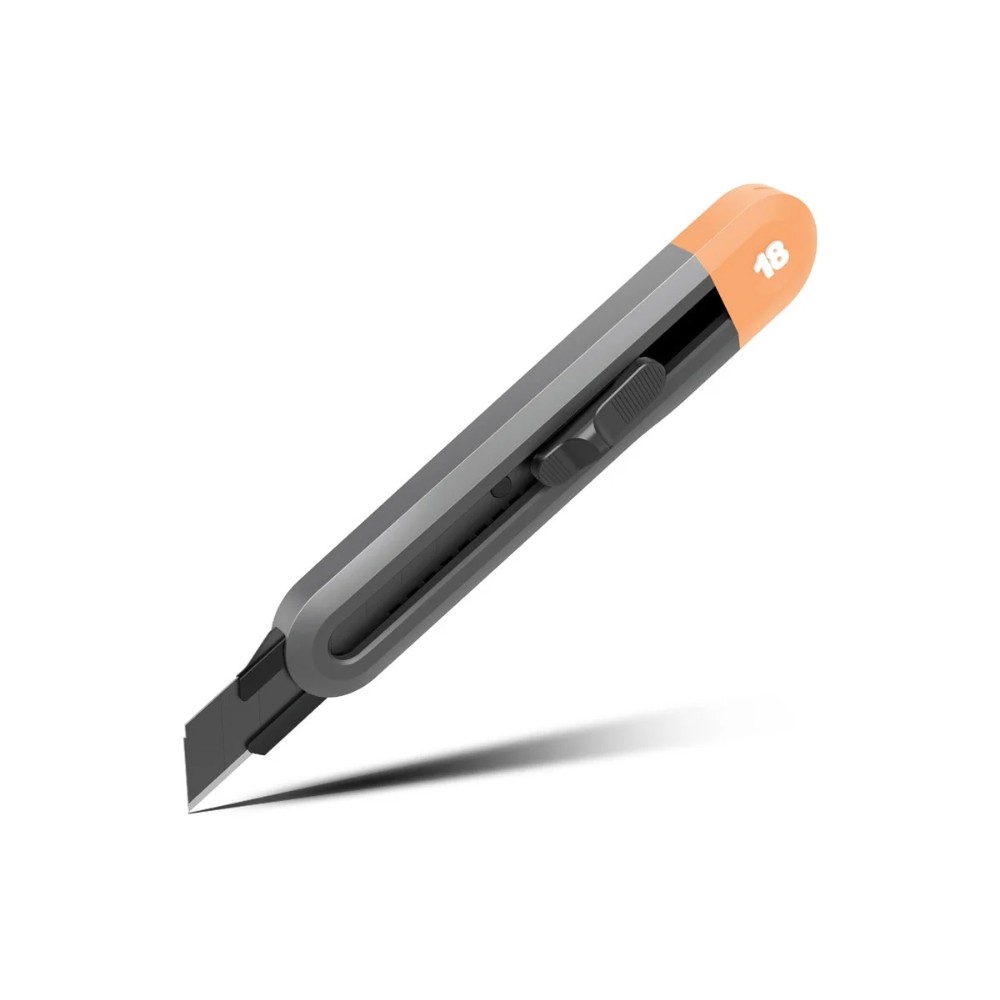 Нож универсальный "Deli Home", 18 мм, оранжевый