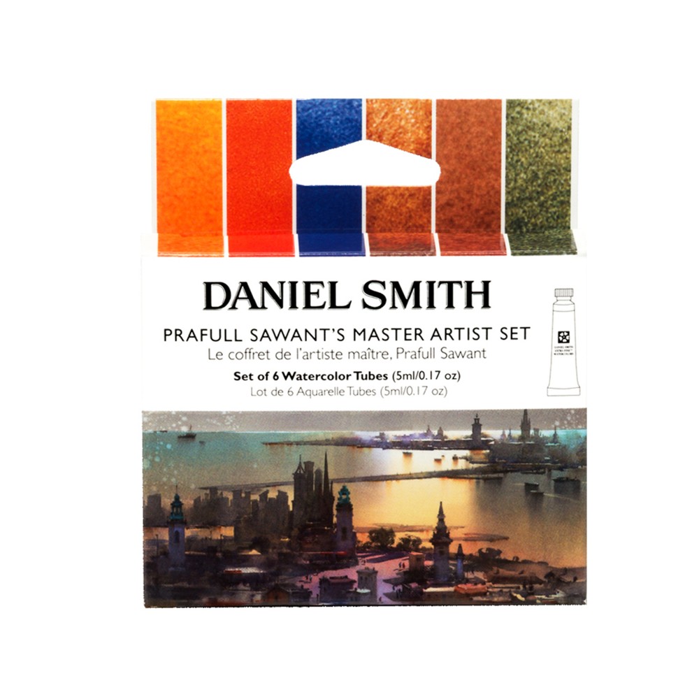 Краски акварельные Daniel Smith "Prafull Sawant Master Artist Set", 6 цветов, тубы