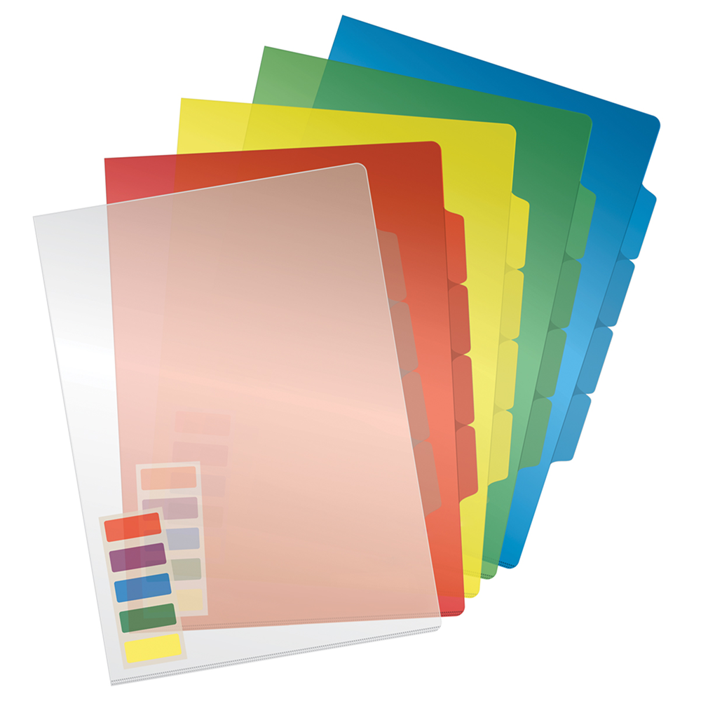 Папка-уголок "Стамм", А4, 150 мк, ассорти